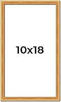 Vista 23 de Poster Palooza Marco de fotos de madera tradicional dorado antiguo de 10 x 18 pulgadas con plexiglás acrílico UV, respaldo de tablero de espuma