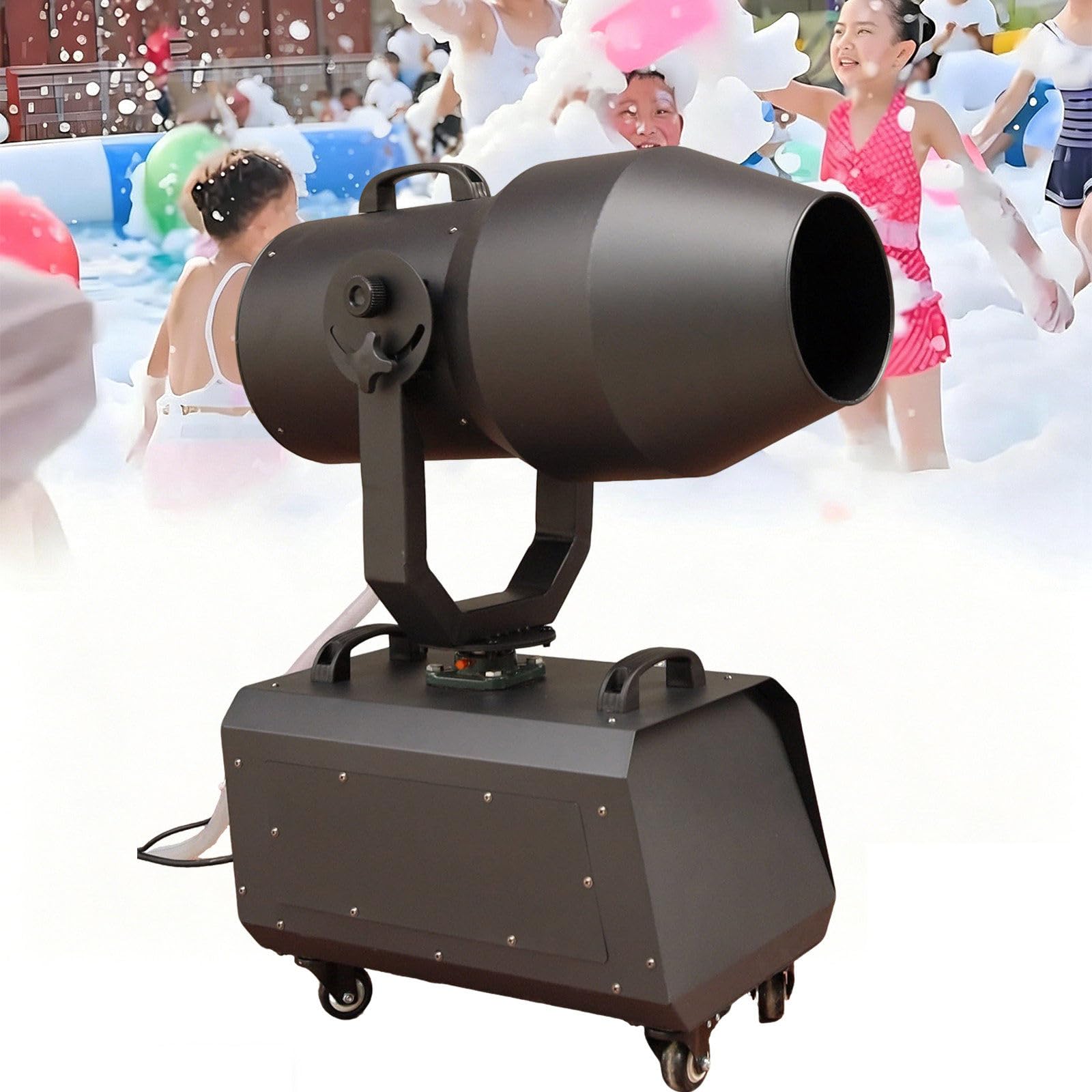ZHJOPP Professional Foam Party Machine, Ideal for Parties, Pools, and Celebrations Adjustable Angle