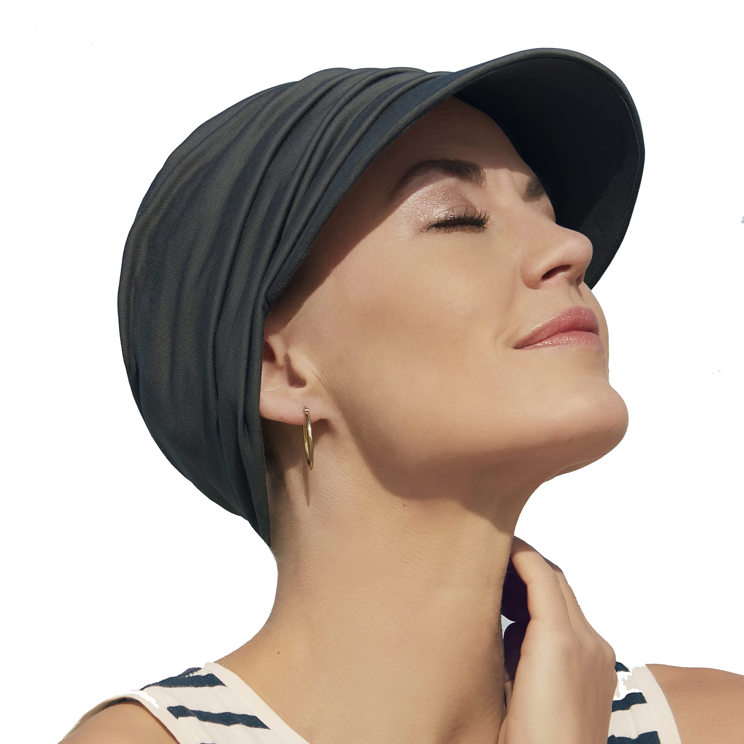 Christine Headwear B.B. Bella Cap – Sun Bandeau, Gris Acier, Taille Unique Femme