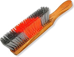 DroliaFresh Premium Carpet Cleaning Brush for Home, Multipurpose Dirt and Dust Cleaner with Wooden Handle and Long Bristles, Ideal for Sofa, Car, Bed, Curtains, Mats, Rugs Pack of 1