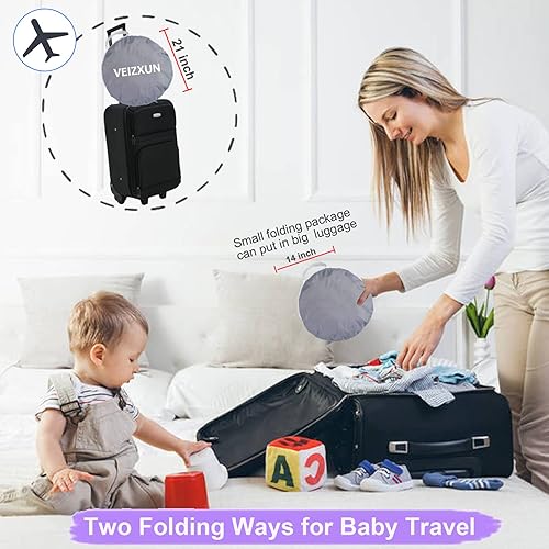 Miniatura 6 de Safety Crib Tent to Keep Baby from Climbing OutWoderful Breathable Pop-up Mosquito Net Protable Baby Tent for Baby Travel