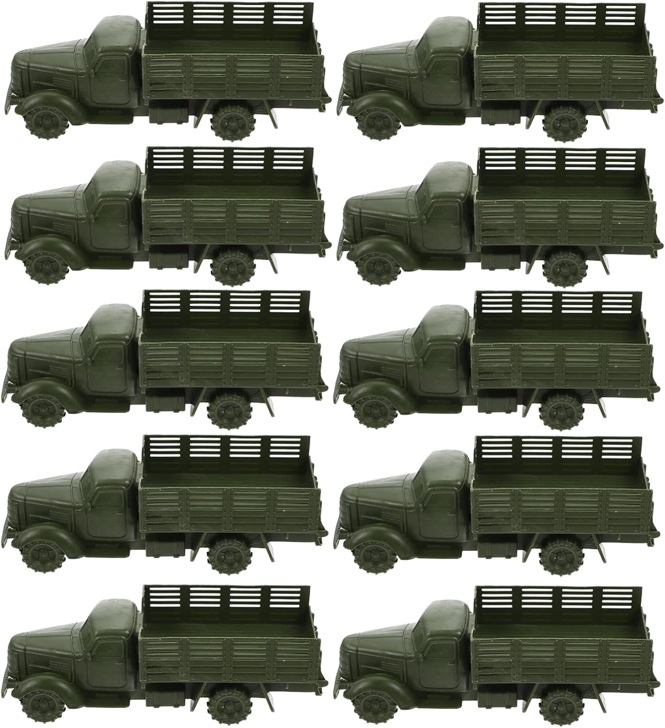 TOYANDONA 10 Unids Camión Militar Juguete Camión Camión Camión Camión Modelo Niños Vehículo Juguete Niños Juguete Educativo Fingido Juguete Juguete Mesa Decoración Coche Modelo Juguete