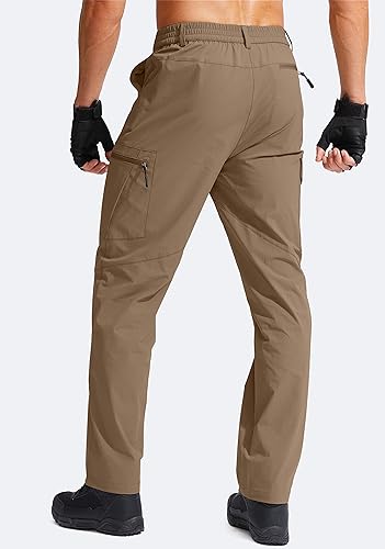 Miniatura 3 de G Gradual - Pantalones cargo de senderismo para hombre, resistentes al agua, secado rápido, ligeros, tácticos para exteriores con múltiples bolsillos
