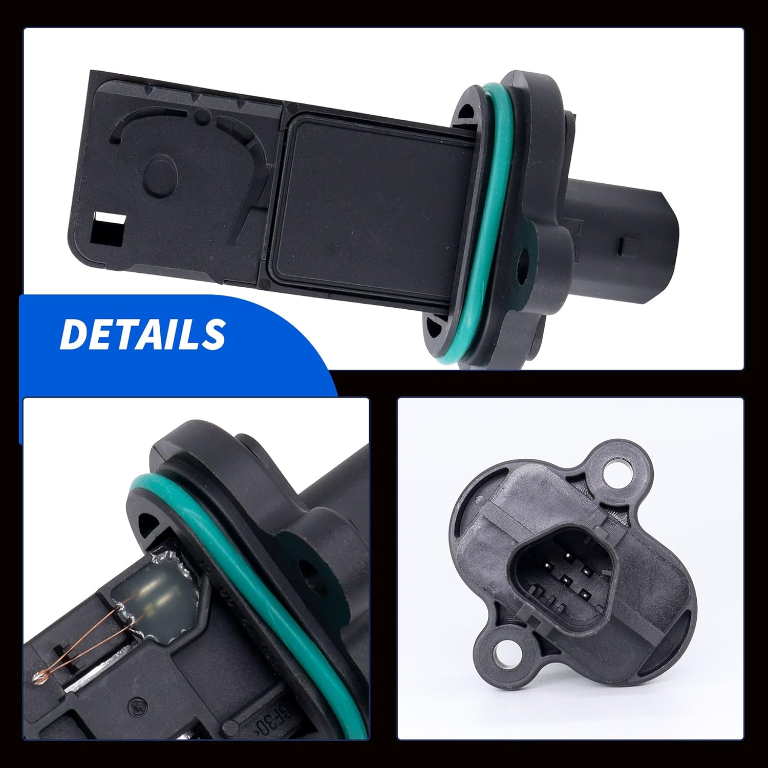 HiSport Mass Air Flow Sensor Compatible with Chevrolet Cadillac ELR Cruze Orlando Sonic Volt 2011-2015 Replaces 0280218254 0280218255 13301682