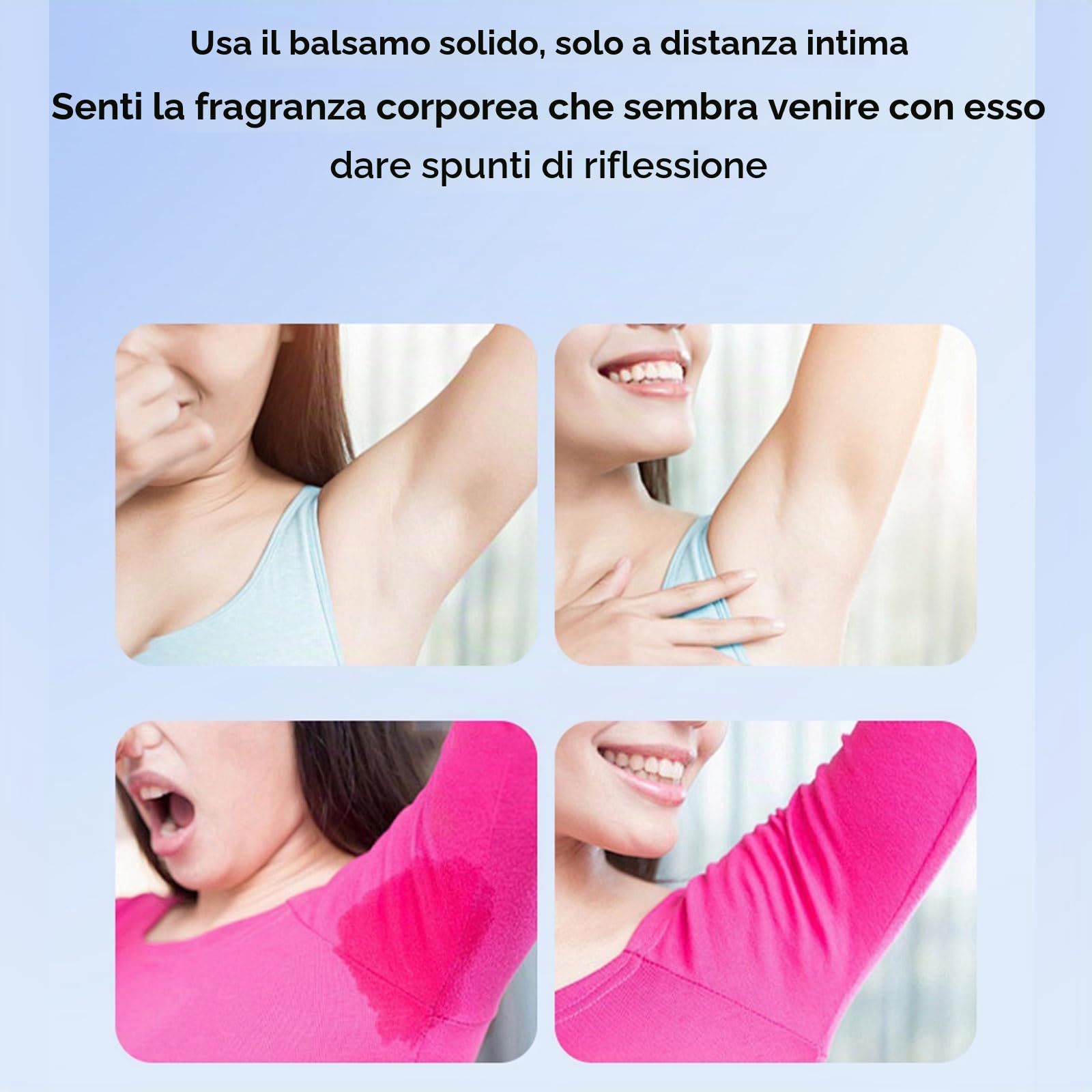 Balsamo Profumato Solido Portatile da Donna Set di Profumi da Viaggio Fragranze Naturali a Lunga Durata Mini Profumo in Cera Regali Non Appiccicoso, 3 Fragranze: Oceano, Cocco, Gelsomino