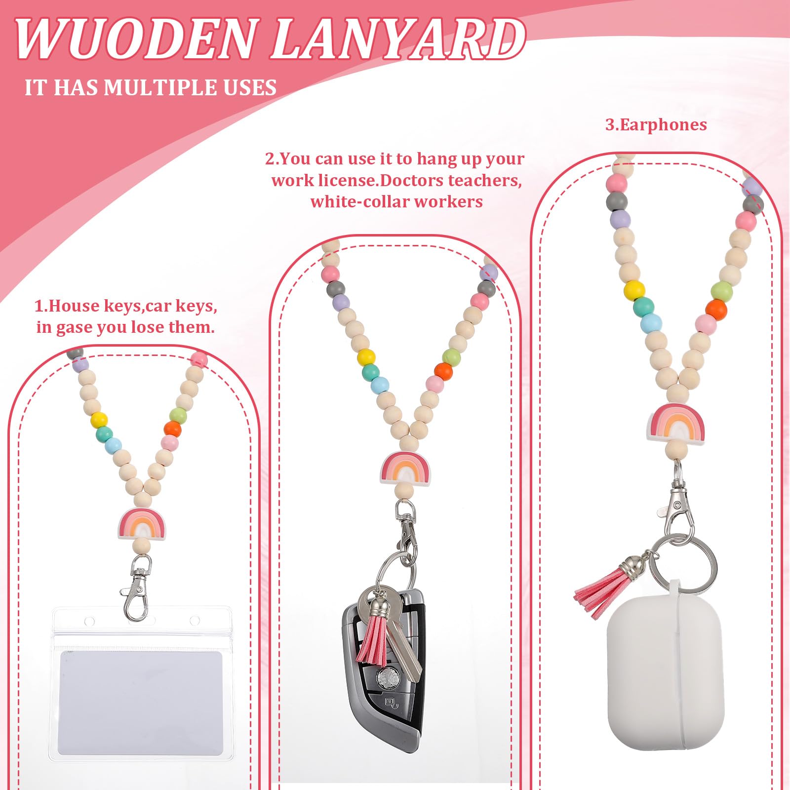HJZHII Teacher Lanyard with ID Holder - Image 4