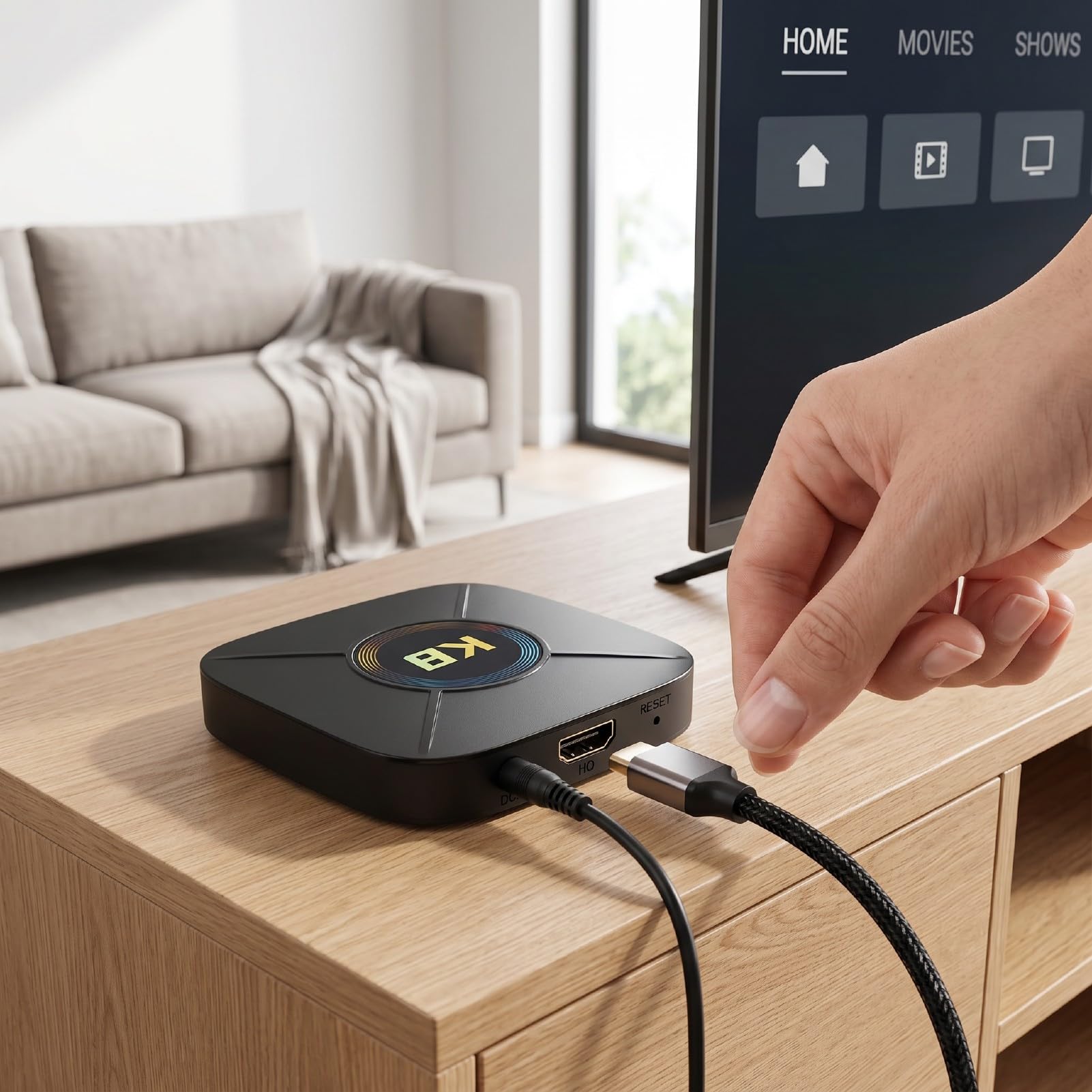 Matybobe 4K TV Box Odtwarzacz Multimedialny Urządzenie do Przesyłania