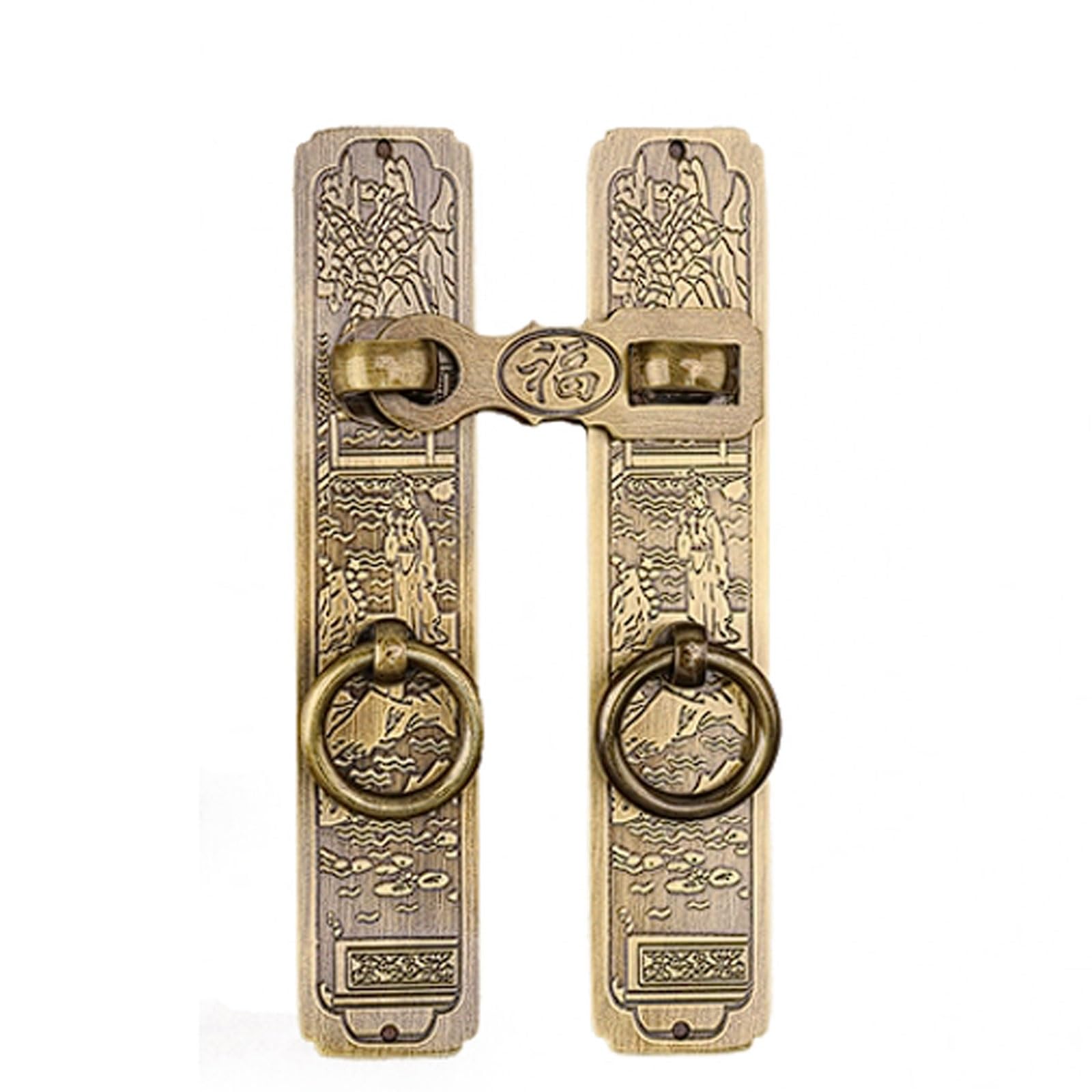 Anneau de tirage chinois en laiton bronze pour retrouver le charme des maisons d'autrefois