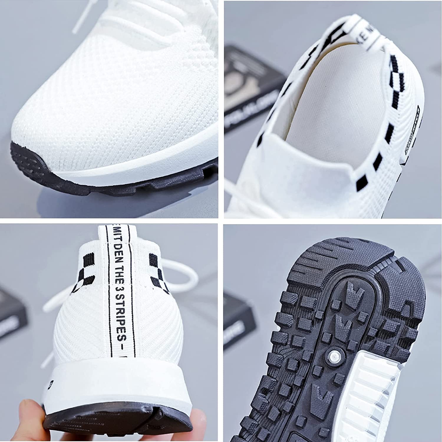 Baskets Pour Femme Respirantes En Maille - Chaussures De Fitness Plates Antidérapantes Et Légères Pour Marche, Trekking Et Randonnée
