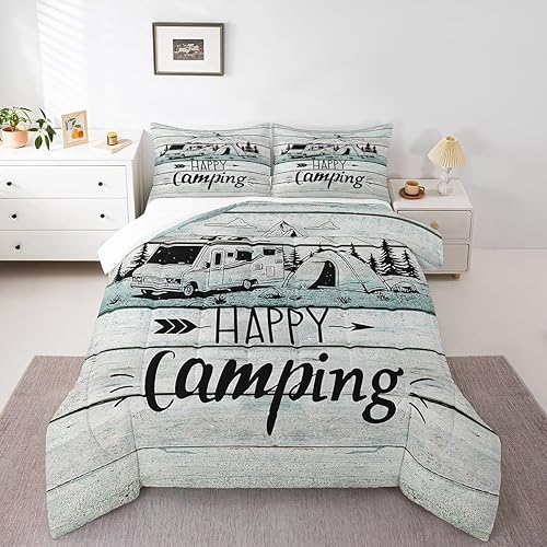 Miniatura 20 de Castle Fairy Juego de edredón de Halloween tamaño individual, juego de ropa de cama con estampado de animales de murciélagos negros para niños