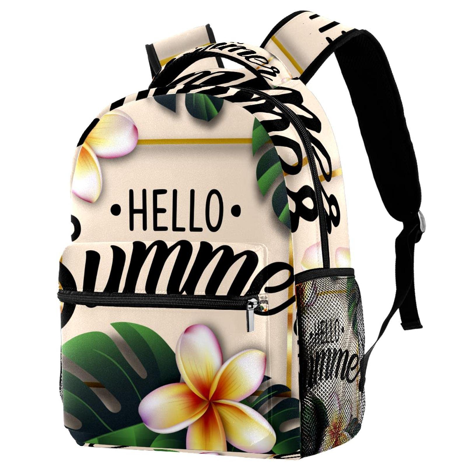 Sac à dos décontracté Hello Spring multicolore au volume généreux