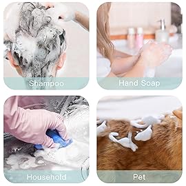 Tekson 30PCS Soap Foam Bottle (2 oz), Empty Travel Foaming Lash Shampoo for Cleanser, Dispenser (Green)