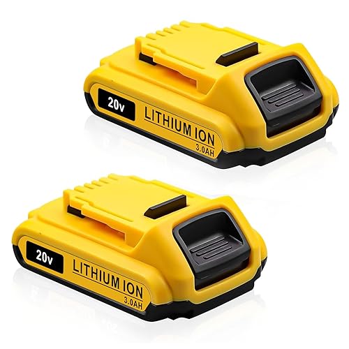 Simple Plus+ DCB203-2 3Ah 2Pack 20V Battery Replace for Dewalt