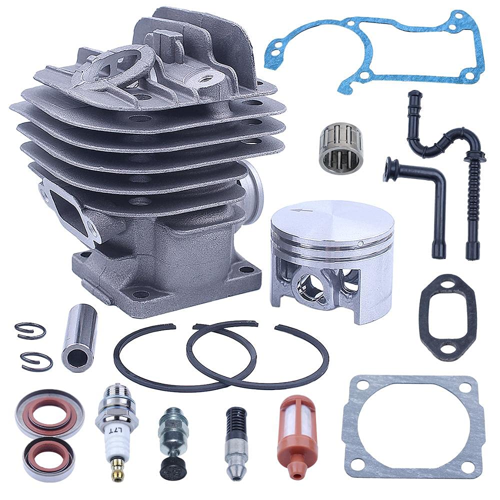 44.7mm zestaw uszczelek tłoka cylindra powlekanego Nikasilem, do piły łańcuchowej, For Stihl 026 026pro Ms260 Big Bore górny koniec części zamienne Zestaw cylindrów piły łańcuchowej