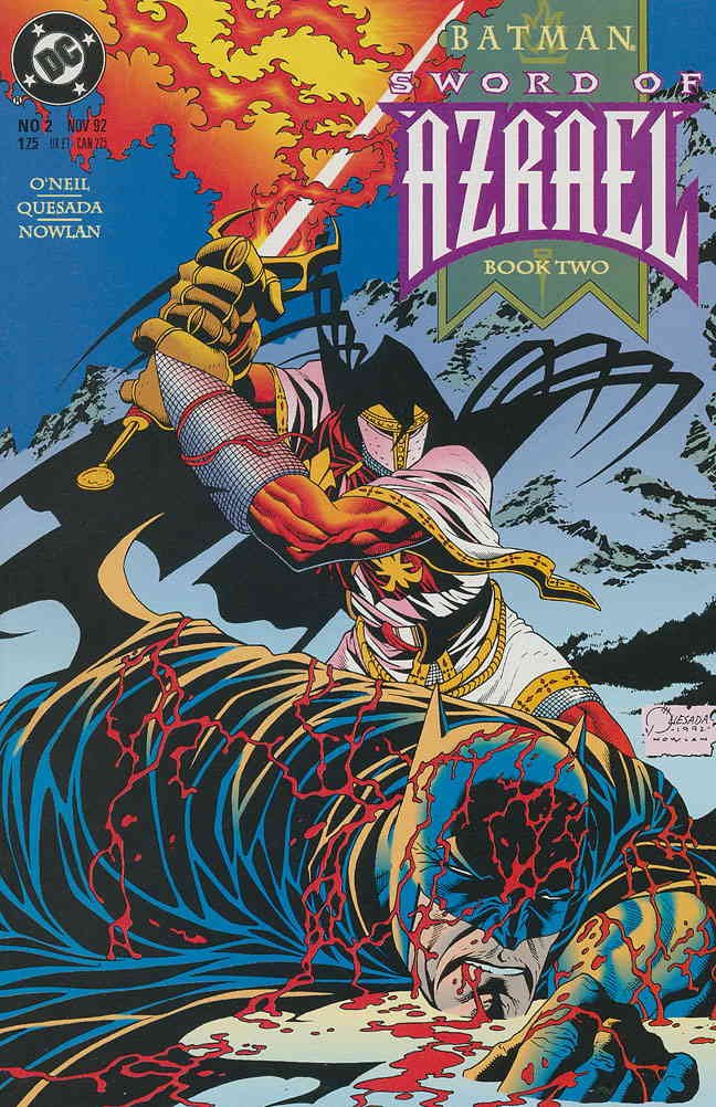 Amazon.com: Batman: Sword of Azrael #2 DC | Comic Book Joe Quesada