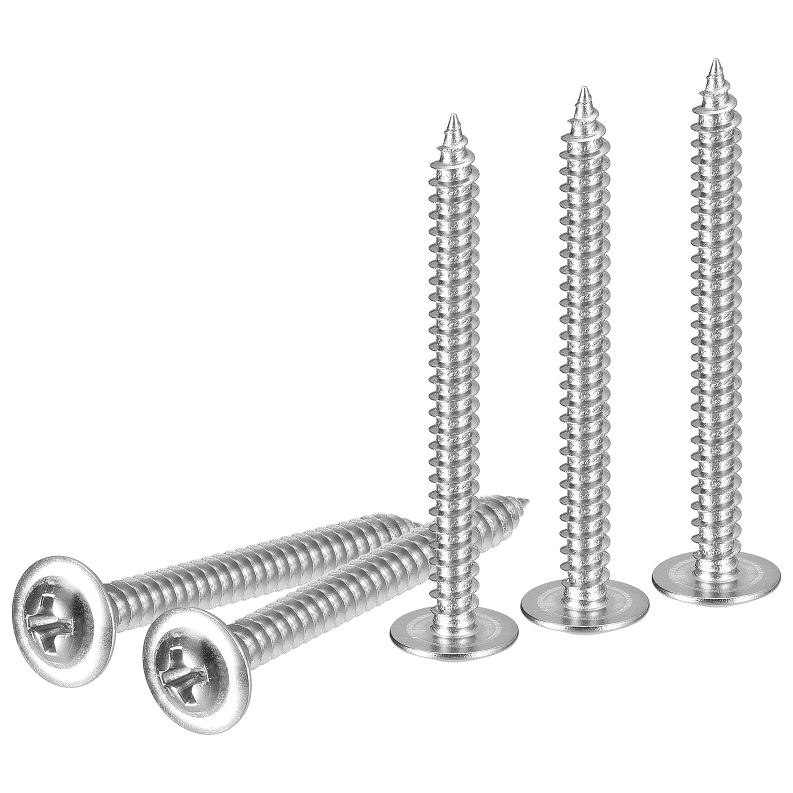 DTGN #8x2 Sheet Metal Screws, 100 Pack, for Wood Furniture
