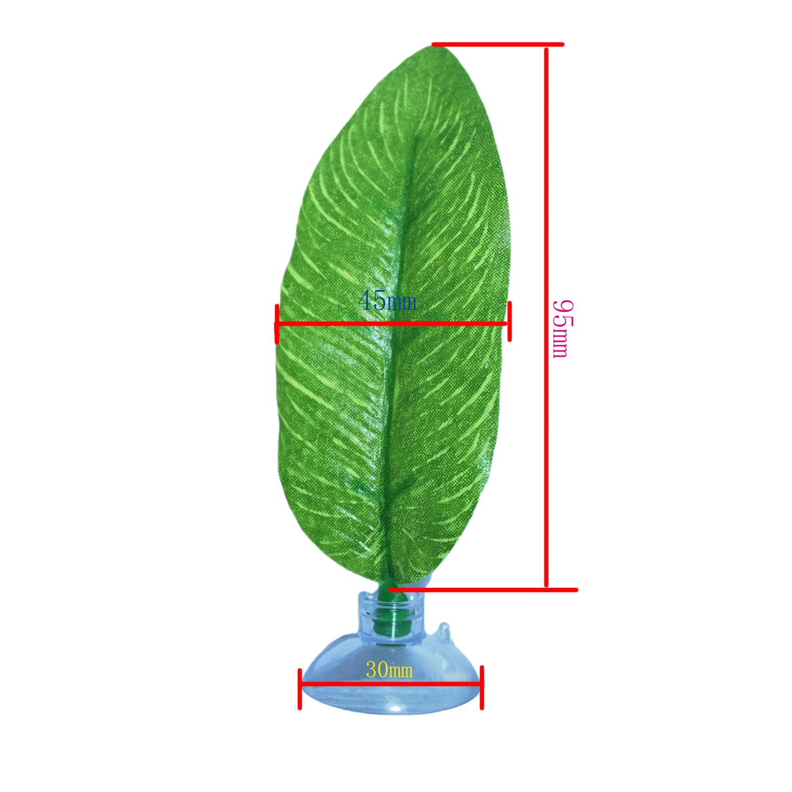 DODOAQUA 4PCS Aqua Betta Fish Leaf Soft Bed Simulating The Natural Habitat for Betta Spawning Grounds Breeding Resting Bed Betta Bed. (4 PCS)