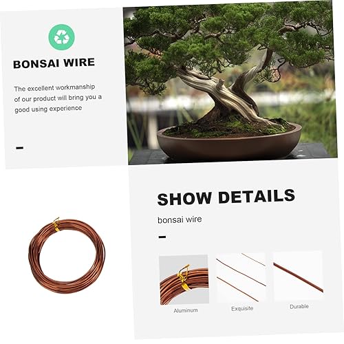 Miniatura 5 de Happyyami 25 Rolls Bonsai Tool Set Houseplants Greenery Plants Climbing Wires Green Plants Plant Wire Training DIY Tools Indoor Bonsai Tree Garden