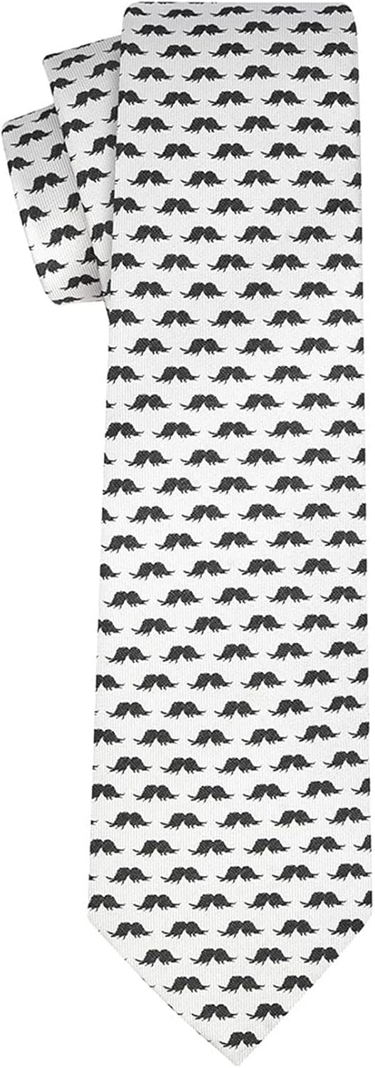 KissTies Moustache Tie Mens Novelty Necktie