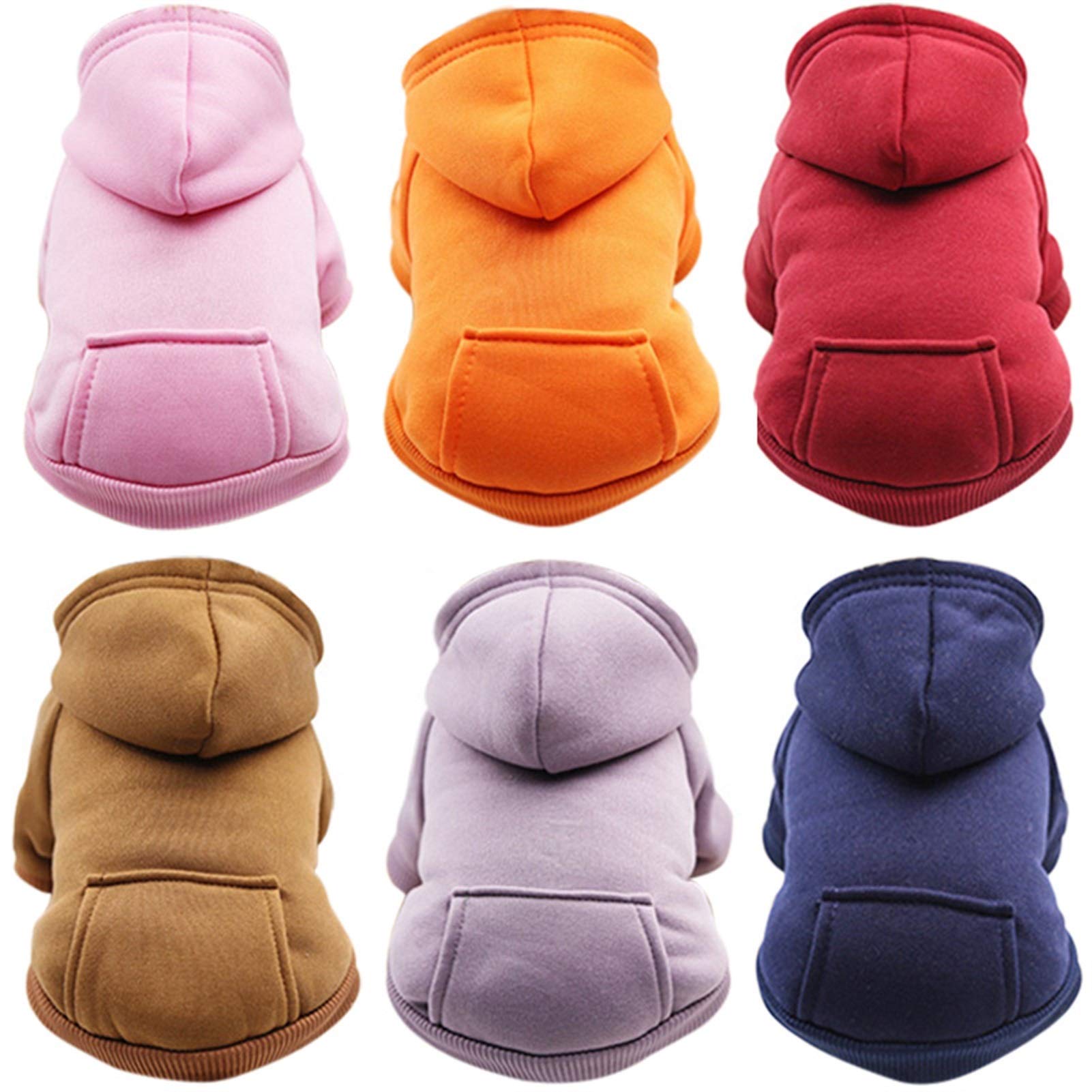 Süßer Katzenmantel – Warm, Ohne Ärmel, Schaf-Muster, Rosa, Größe XL