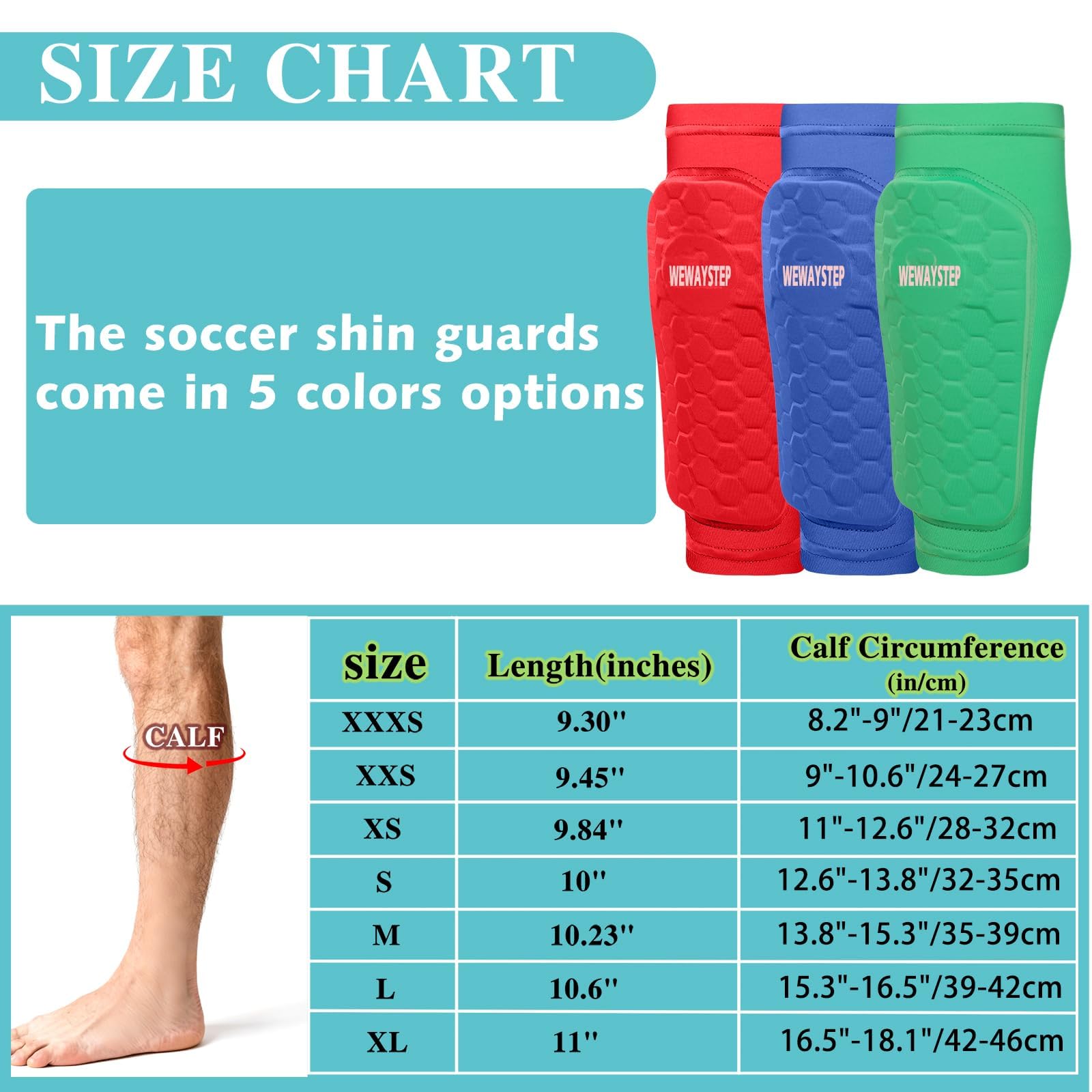 Ginocchiere da calcio per bambini, ragazzi e adulti, ginocchiera parastinchi con nido d'ape, leggera, parastinchi per calcio, baseball, boxe, MTB
