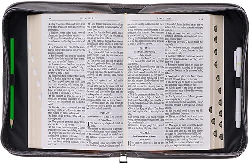 Miniatura 5 de GodlyBible - Funda de cuero personalizada para la Biblia, regalos cristianos para mujeres, hombres, regalos religiosos motivacionales, fe, fe, solo