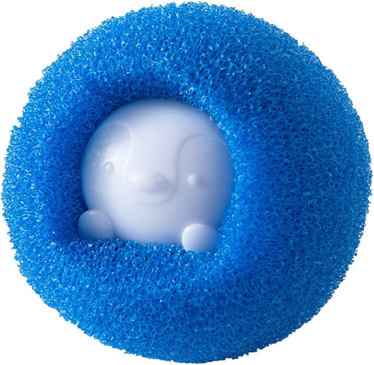 Jizian Blue Reusable Hair Remover Washing Machine Hair Catcher Laundry Ball Dryer Ball For Clothing Dog Cat Pet Hair Remover Lint Removers
