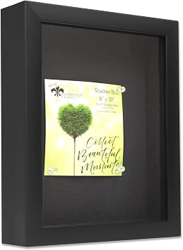 Lawrence Frames 166080 Shadow Box Frame, 8x10