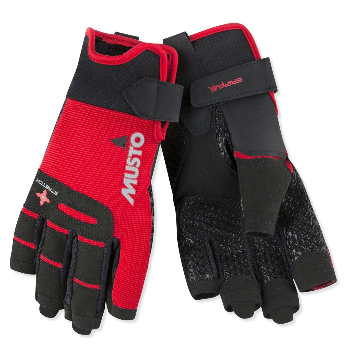 Musto Perfomance - Guantes Cortos para Dedo en Negro - Adultos Unisex - Guantes Flexibles y Transpirables para Deportes acuáticos