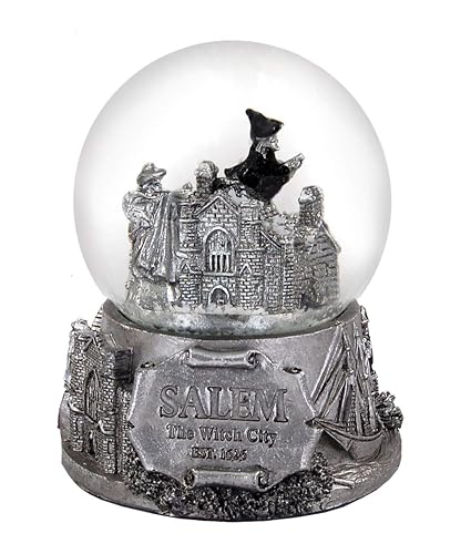 Salem Massachusetts Witch 65 mm Snow Globe