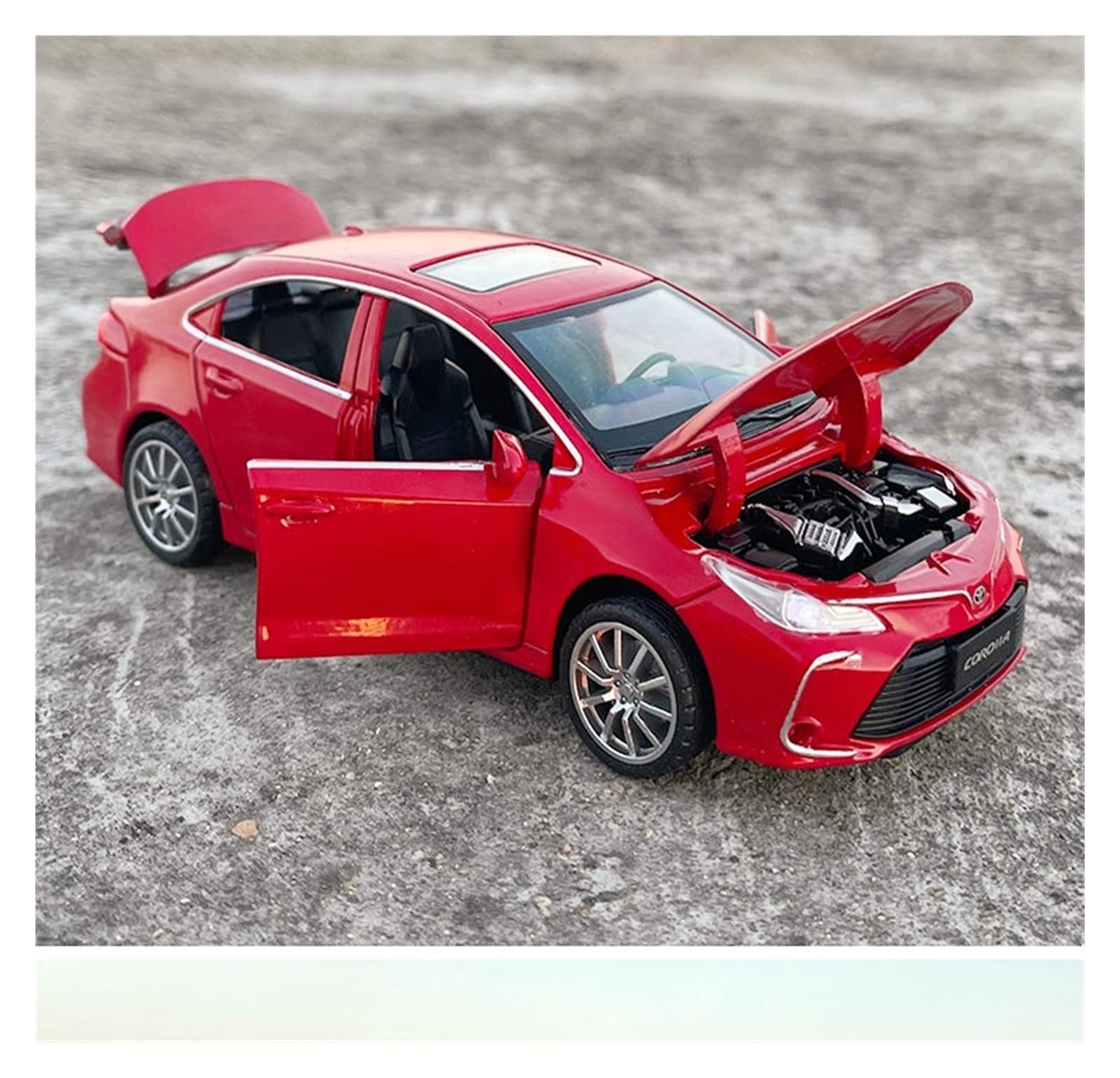 Amazon.co.jp: 1:24 トヨタカローラ合金スケール車モデル子供の 