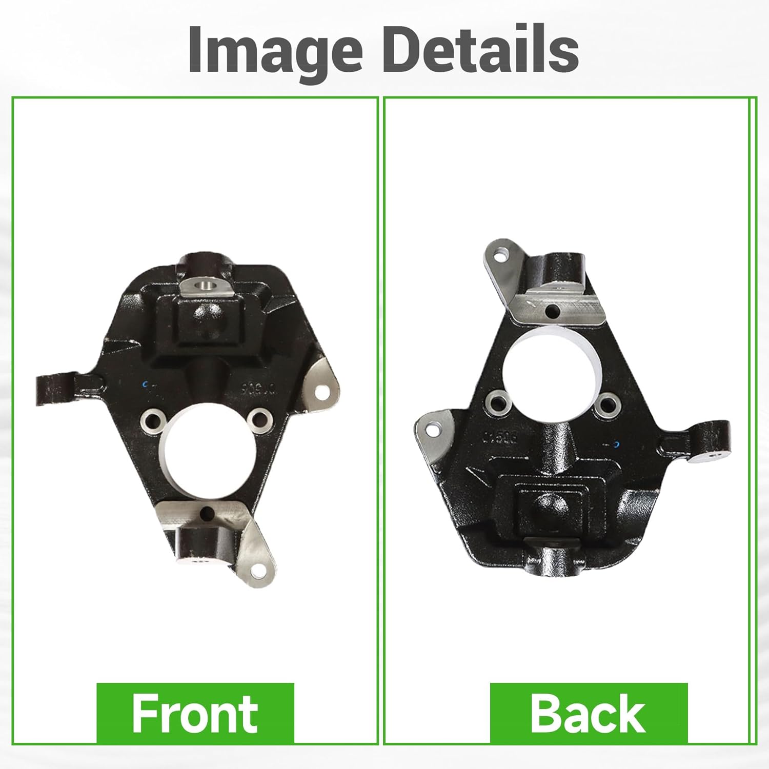 munirater Pair of 2-Inch Front Drop Lowering Spindles Replacement for Silverado 1500 1999-2006 Replacement for Sierra 1500 2WD 1999-2006