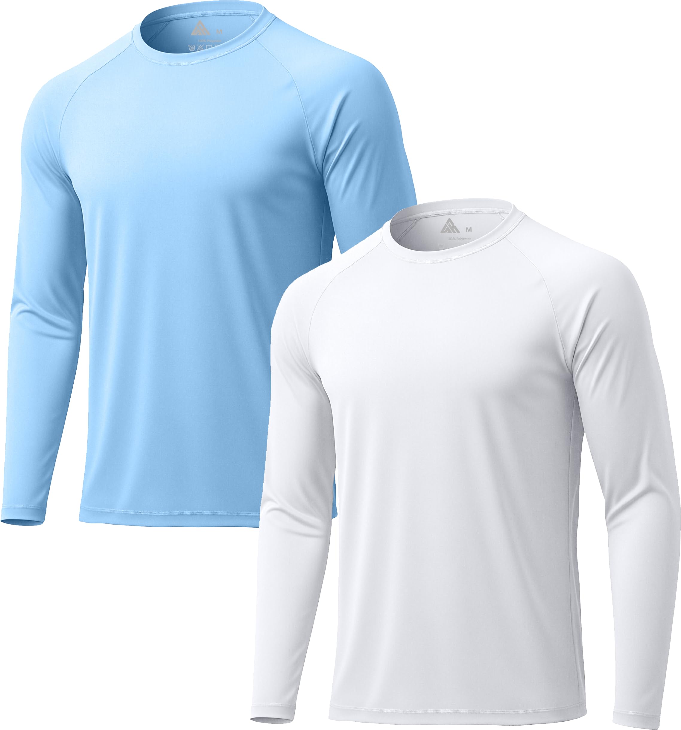 ZITY Long Sleeve Shirts for Men UPF 50+ Moisture Wicking Workout
