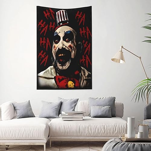 Miniatura 2 de BATCHONE Tapiz de película de terror de capitán para colgar en la pared, tapices para habitación, dormitorio, decoración de vida, 60 x 40 pulgadas