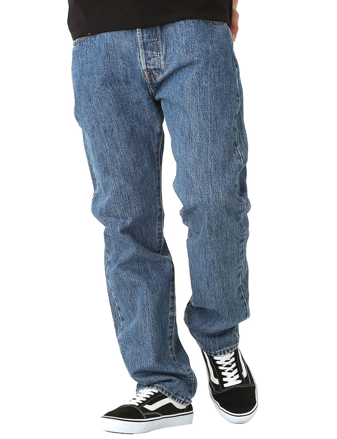 Amazon | [リーバイス] 501 デニムパンツ ウォッシュ加工 メンズ M