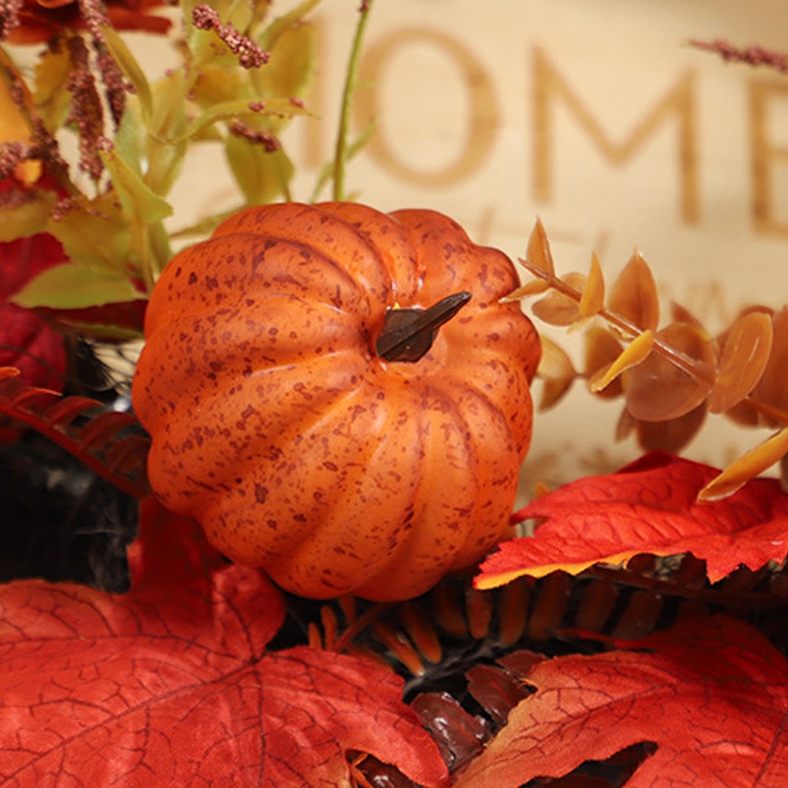 Herbst Türkranz 46 cm künstliche saisonale handgefertigte Dekoration
