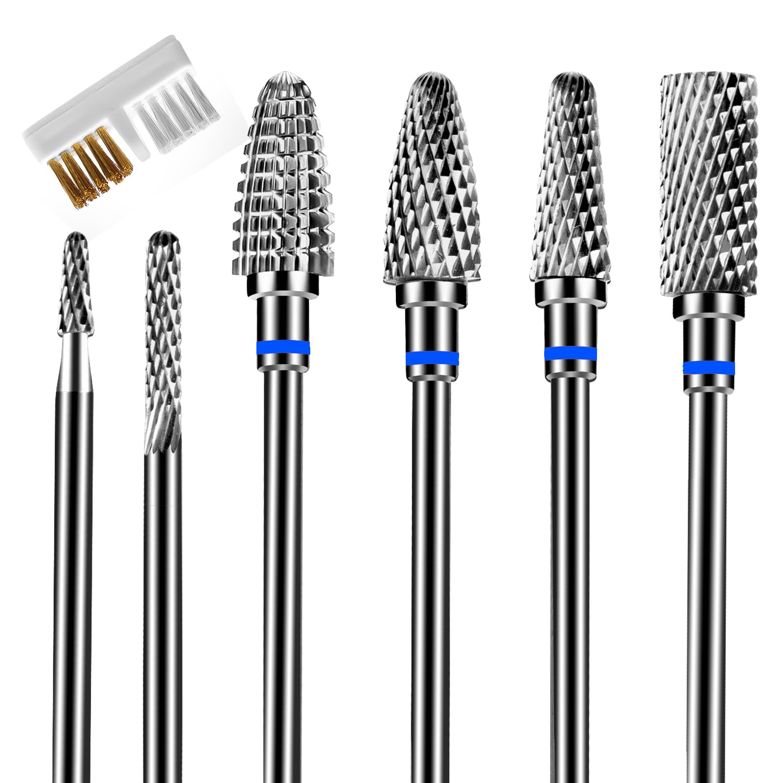 Xpress Superior Black HM Fräser – 6 Mm, Mittlere Körnung, Longlife-Beschichtung, Für Gel- & Acryltechnik