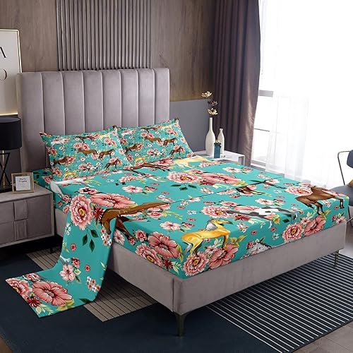 Miniatura 277 de Erosebridal Juego de sábanas para videojuegos, tamaño individual, color morado, sábana bajera ajustable para niños y niñas, moderno juego de sábanas