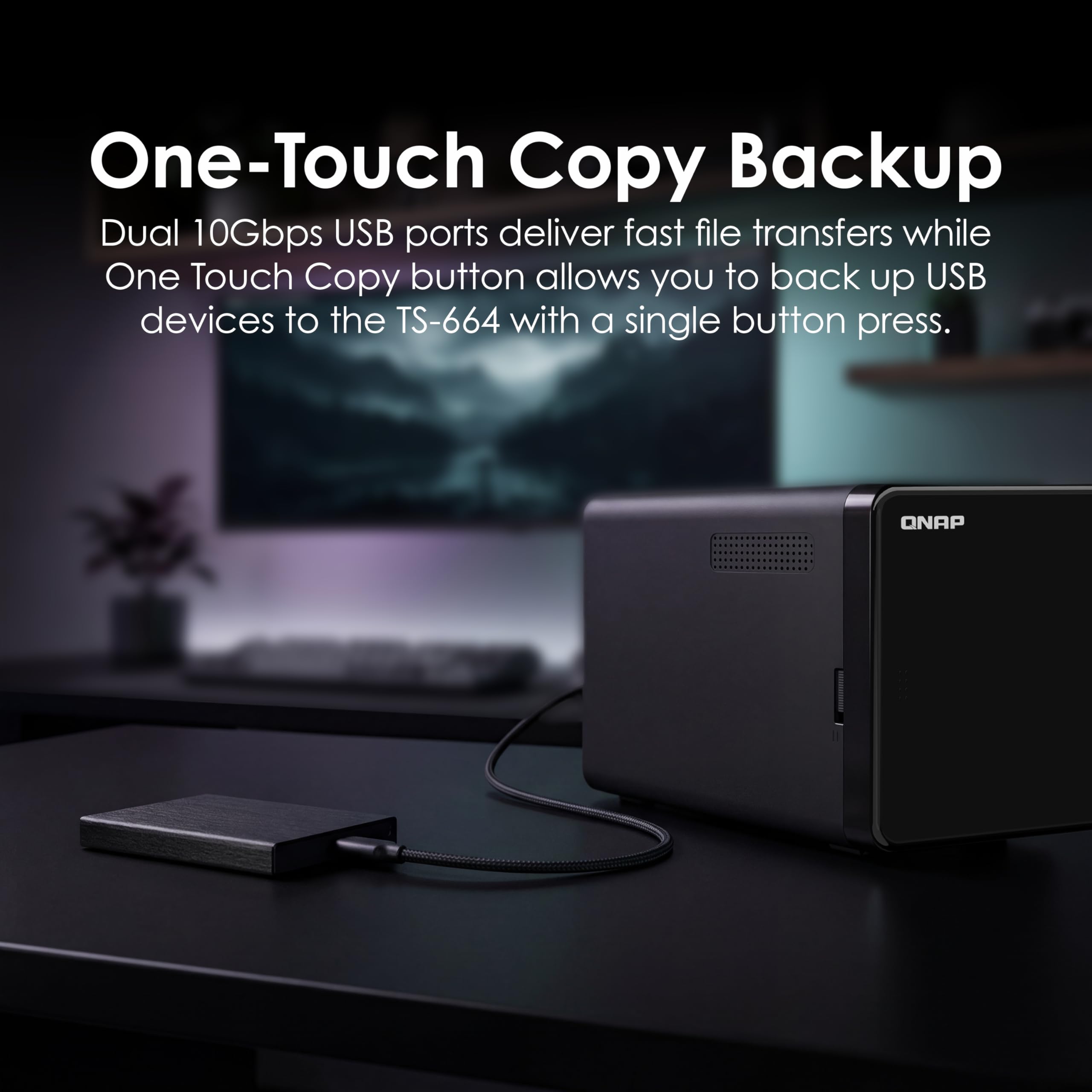 Amazon.com: QNAP TS-664-8G-US 6 Bay High-Performance Desktop NAS