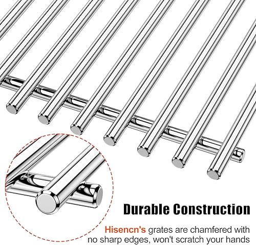 Miniatura 5 de Hisencn Rejillas de cocción para parrilla 7637 para Weber Spirit I y II serie 200, Spirit E210, Spirit S210, Spirit ES220 con control frontal,