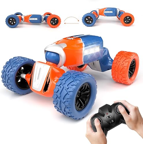 Tecnock Coche a control remoto para niños y adultos escala 114 de 93mih control remoto Crawler 4WD 24 GHz todo terreno transformado de juguete para