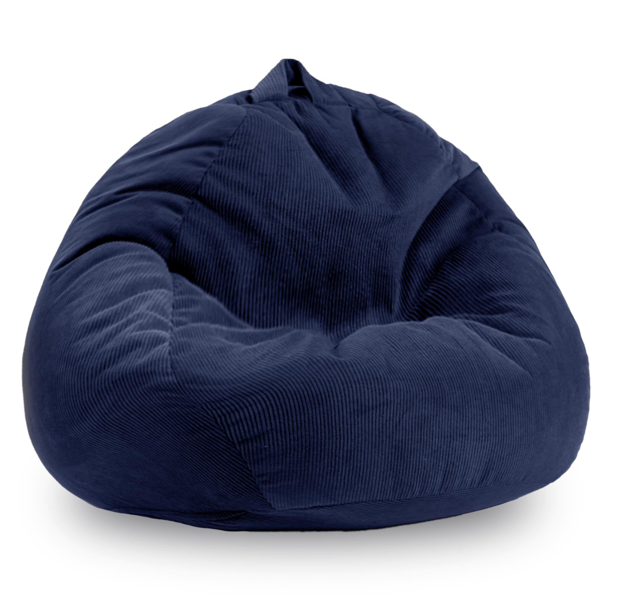 4FT Memory Foam Bean Bag Chairs for Adults Women Men Teen Sofa Comfoy Chair Large Beans Bags Sofa Navy Blue 4FT