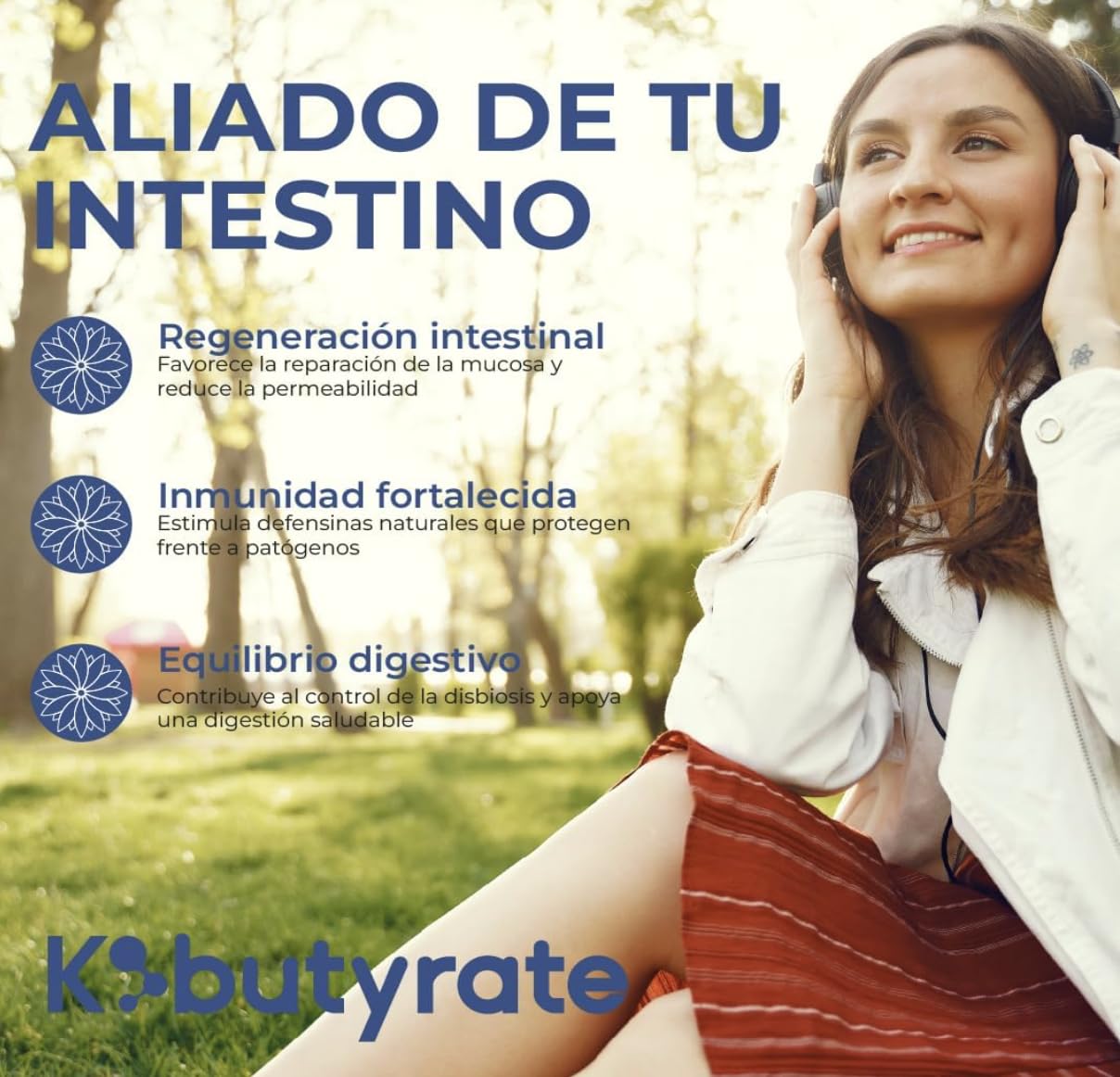 K-Butyrate 60 kapsułek, pobiotyczny suplement diety z wegańskim kwasem masłowym.