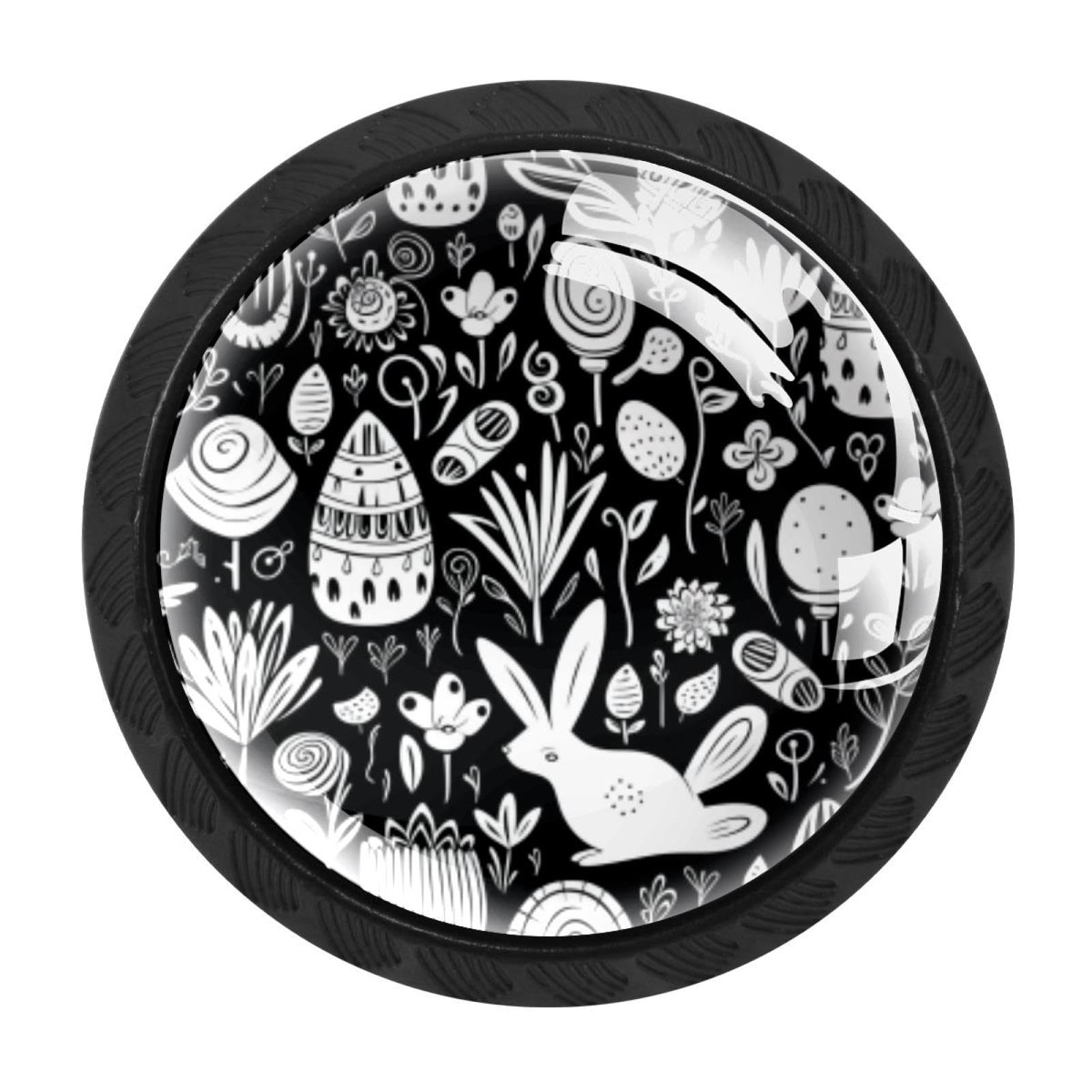 Poignées d'armoire en verre 35 mm boutons de meuble de cuisine commode salon salle de bain G