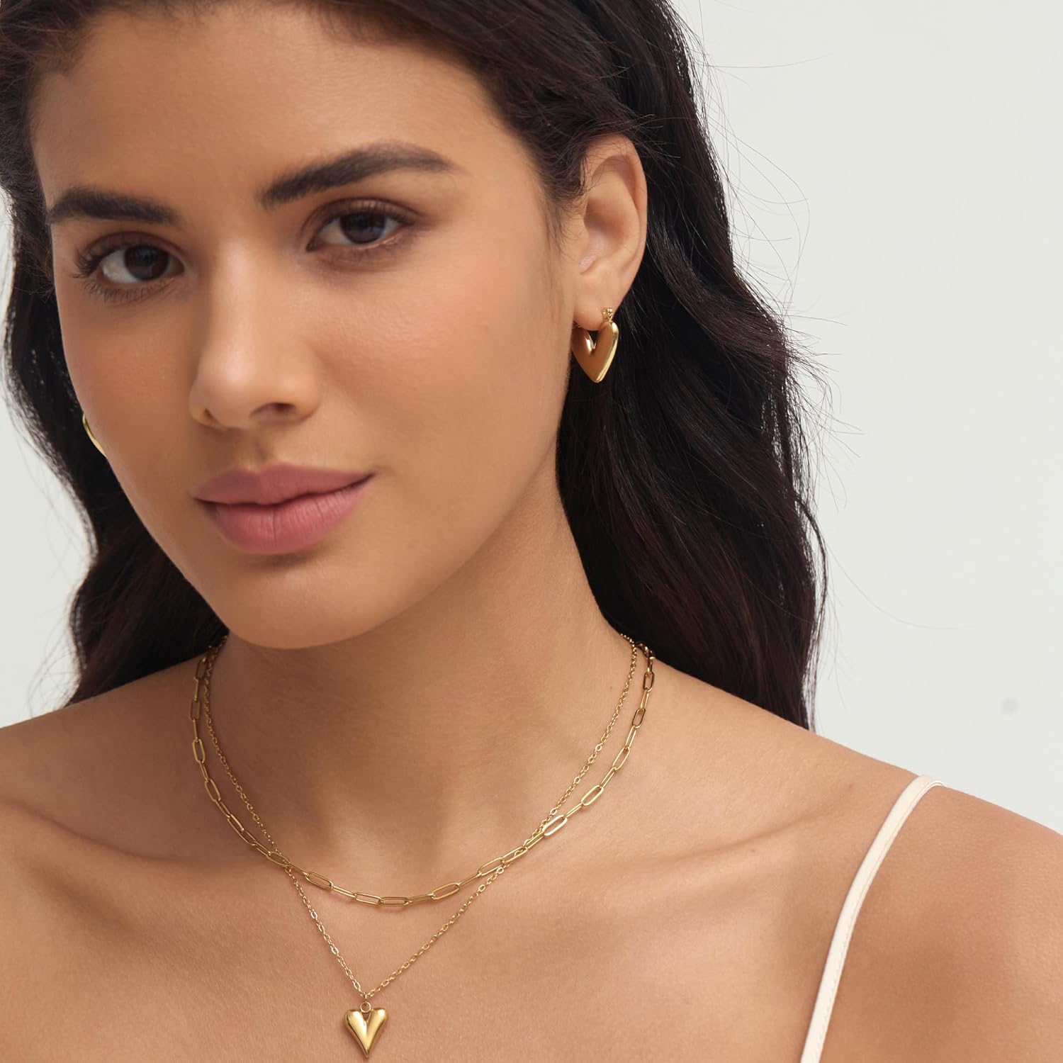 Heart Earrings for Women Mother Drop Dangle Hoops Earrings for Love Trendy Fashion Jewelry - Image 5