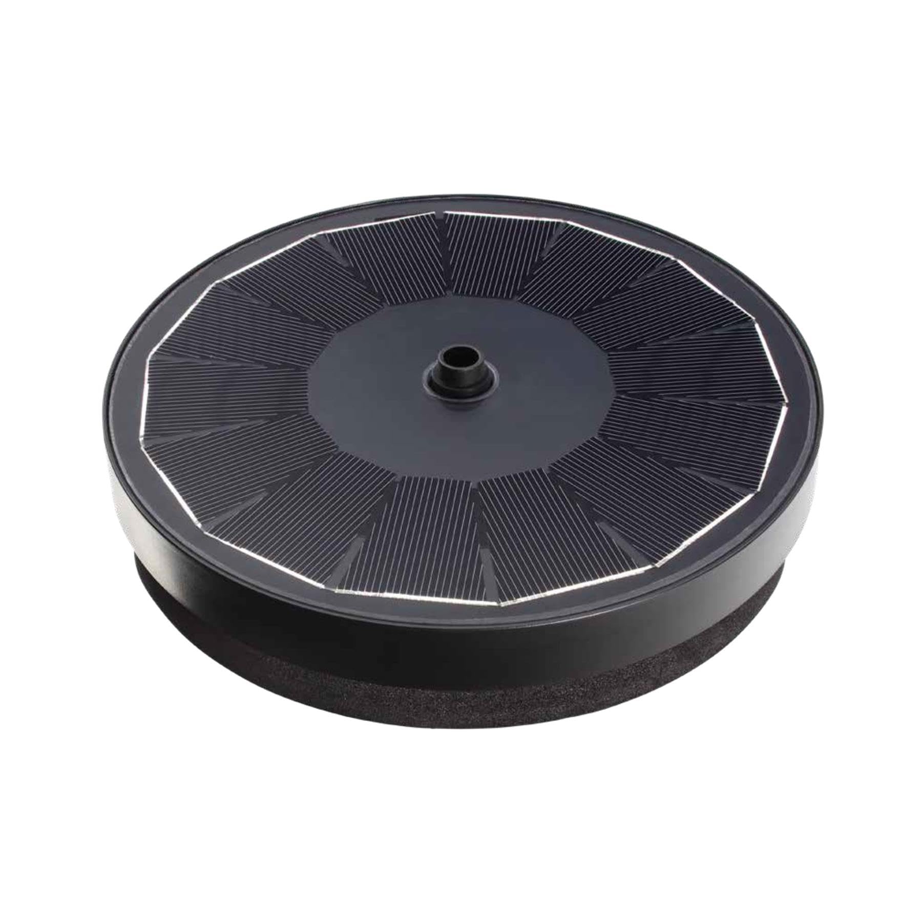 Blagdon Liberty - Pompa a fontana galleggiante solare per piccoli laghetti, giochi d'acqua, vaschette per uccelli, con pannello in cristallo, cinque display a fontana, tutti gli accessori inclusi,