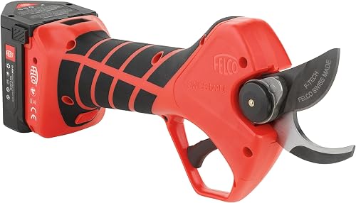 2e Electric Pruning Shears with Cut Shield Safety, F-Tech Coated Blade, 10.8V Lithium Battery – Professional Cordless Garden Pruner