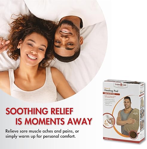 Miniatura 2 de Veridian Healthcare TheraCare Deluxe XL Almohadilla térmica húmeda o seca, marrón, universal (24-510)