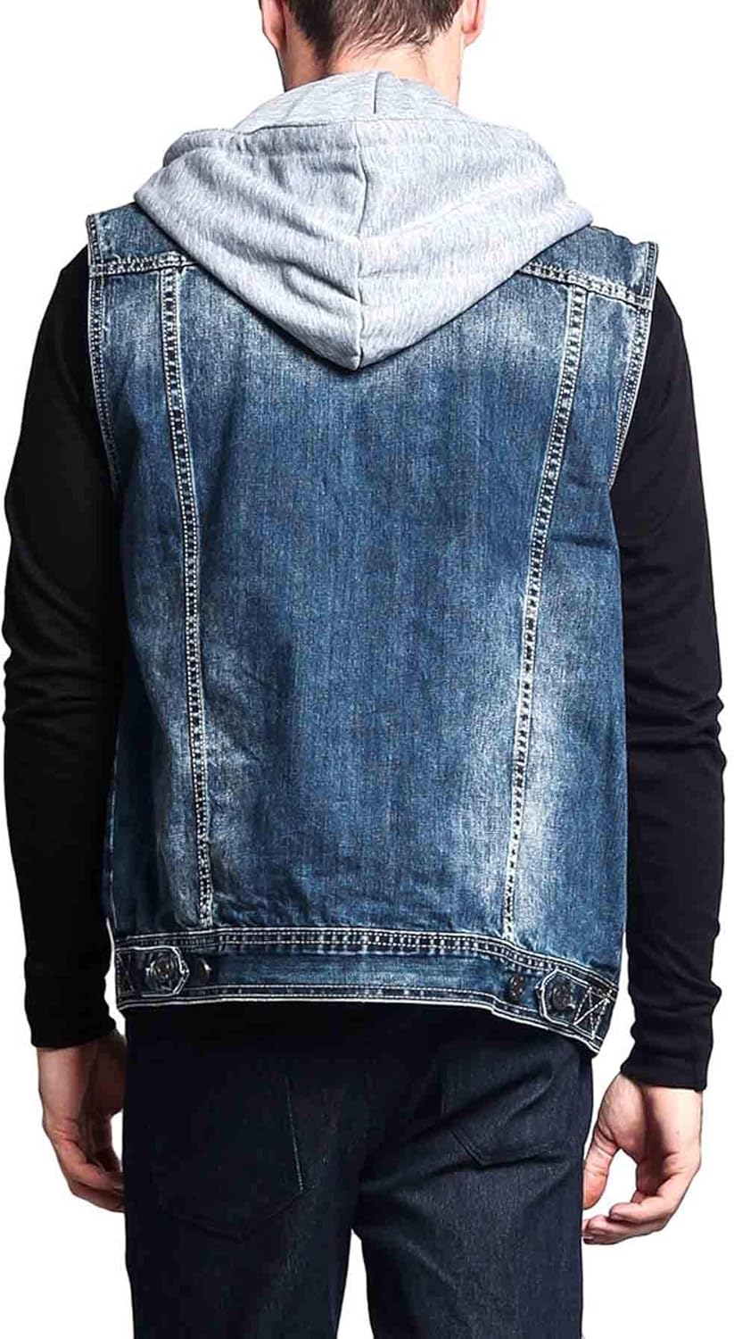 VICTORIOUS Rocker Denim Jean Vest Jacket - Image 3