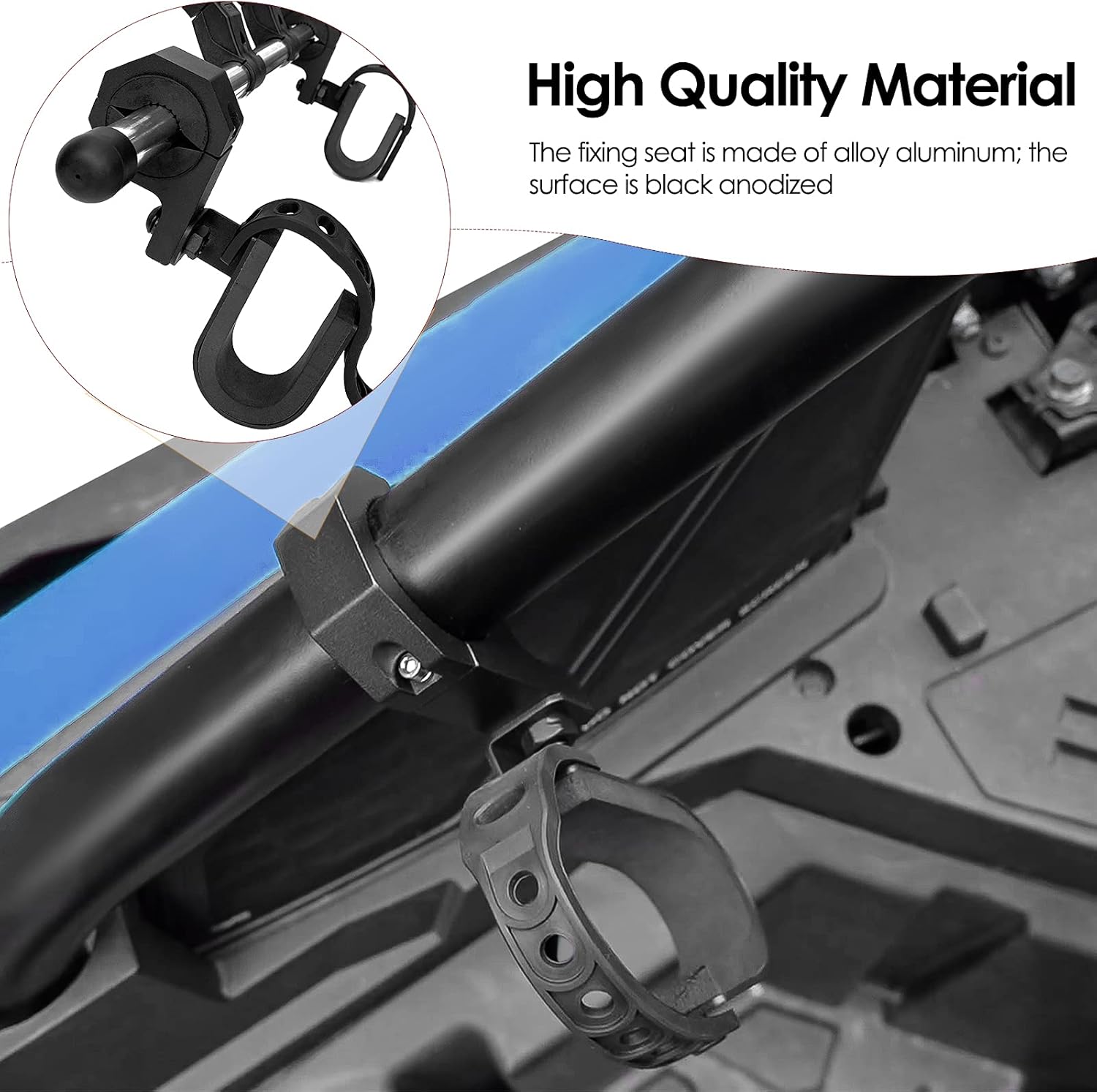 BZBMGMO UTV Gun Holder and Gun Rack (Full Metal Frame and Up to 4 Size Options), Fits for 1” 1.5” 1.75” 2” Snowmobile Can-Am Polaris RZR Ranger Kawasaki and Vehicles equipped with on-board roll cage : Automotive
